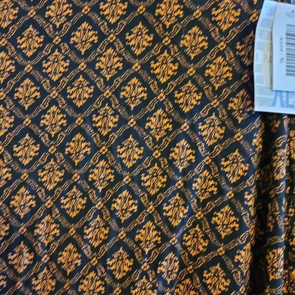 Lularoe - azure skirt - size XL - black and orange print - NWT - Picture 2 of 5
